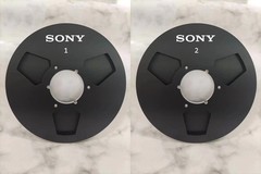 One Pair 10.5 » silvery Sony Tape reel High Quality Aluminum Take Up Reel