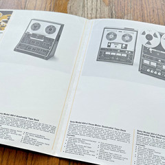 60s SONY 854-4 QUADRADIAL SUPERSCOPE Reel Tape Decks AD Product Sales Catalog