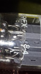 ⭐️RARE⭐️1957 TEST NOS AMPEREX 12AU7 ECC82 Foil D Getter k63 ⊿7J Tube TV-7 Tested