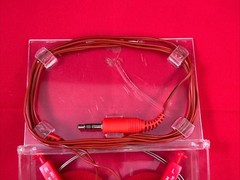 RECOTON ST-106 RED DYNAMIC STEREO HEADPHONES VINTAGE Tested Good Condition