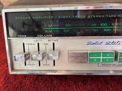 WESTBURY SOLID STATE STEREO EIGHT TRACK TAPE PLAYER WAP-805 AUDIO MUSIC VTG
