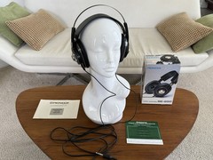 Vintage Pioneer SE 650 Headphones Tested New Foam Inserts Original Box, Contents
