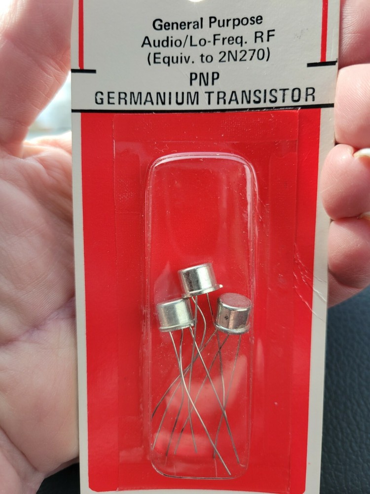 Three 2N270 Vintage pnp Germanium Transistor NOS # audio / lo Freq Rf