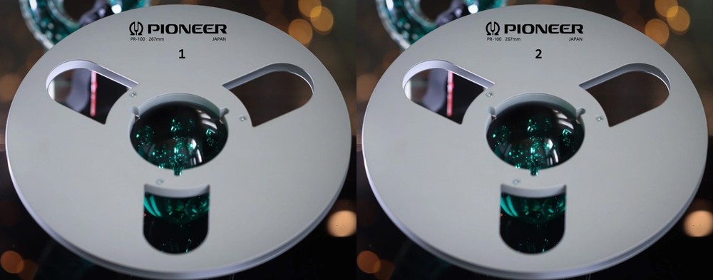 One Pair 10.5 » silver Pioneer Tape reel High Quality Aluminum Take Up Reel