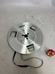 Akai 7 Inch Aluminum Take Up Reel Open Reel Tape Deck Tested Japan