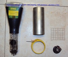 BRIMAR D7/200GH O-Scope Tube Used, has slight burn, Not tested, Pulls 3 inch.
