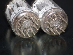Platinum Matched Pair 6211 Telefunken ~ECC82 Tested NOS DB The same ULM codes