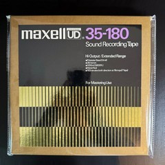 Maxell UD 35-180 10.5&Prime; Metal Reel to Reel Tape 3600 Ft Used w/ Box Japan