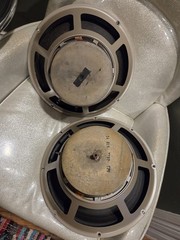 Electro Voice EV Early SRO 15&Prime; Woofers Speakers 16 Ohms Pair Coffee Can No Cans