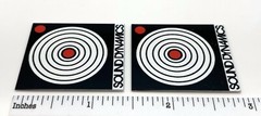 Sound Dynamics Speaker Badge Logo Emblem Custom Made Aluminum Pair
