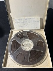 (13) 1950-60s Generic Reel to Reel Magnetic Audio Tape, 1/4&Prime;, 7”, Used, 1 Tested