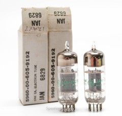 2 – GE General Electric JAN-6829 Vacuum Tubes / KT1