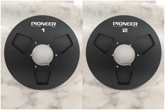One Pair 10.5 » black Pioneer Tape reel High Quality Aluminum Take Up Reel