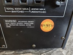 Vintage Kenwood Basic M2 Stereo Power Amplifier 220WPC Sigma Drive TESTED+Cables