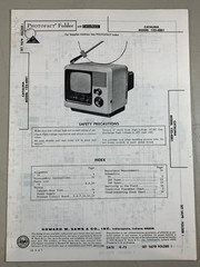 1975 Catalina TV 122-4001 TV Photofact Folder Service Manual Parts Repair