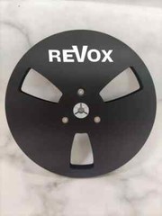 2X TRIDENT HUB METAL Red TAPE REEL 7&Prime; For Revox Reel To Reel Tape Recorders