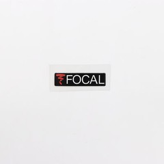 Focal Sound waterproof logo badge Sticker Decal 43mm(1.7&Prime;)X11mm(0.43&Prime;)