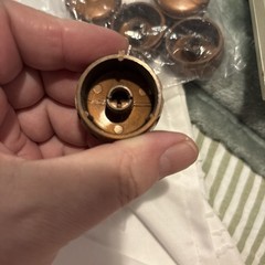 David Bogen Tube Amplifier 1-3/8 Inch Copper Color Plastic Knob db In The Center