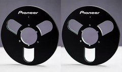One Pair 10.5 » blue Pioneer Tape reel High Quality Aluminum Take Up Reel