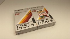 New Sony ES L-750 Beta Dynamicron Video Cassette Tape Factory Sealed Lot of 2