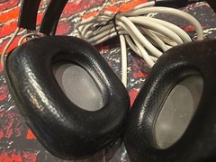 ORIGINAL Sansui SS-2 Stereo Headphones Retro HiFi Wired 1/4 Plug 6.35mm