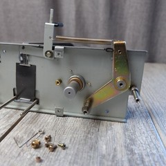 Tascam TSR-8 Reel to Reel – Transport Assembly w/ Flywheel Lift Pinch Roller Arm