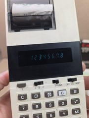 Canon TP-8 Pocket Printer Calculator w/Original Box, Manual, & Paper Tested
