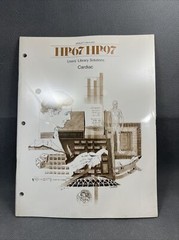 HP-67/HP-97 User&rsquo;s Library Solutions: Cardiac, NEW