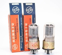 2X Nanking Metal Base 6H8C 6N8P 6SN7 Vacuum Tubes / KT7