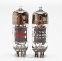 2 – GE General Electric 5-Star 6829 Vacuum Tubes / KT3