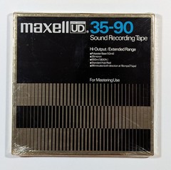 SEALED Maxell UD 35-90 7&Prime; Reel To Reel Tape New In Box NOS Japan (Lot of 2)
