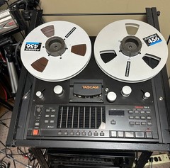 Vintage TASCAM TSR-8 Reel to Reel 1/2” Tape 8-channel Recorder with Rack