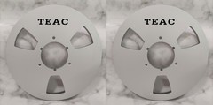 One Pair 10.5 » Blue TEAC Tape reel High Quality Aluminum Take Up Reel