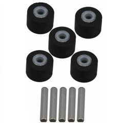 5PCS 12.8x8X6x2.5mm Pressure Belt Pulley Pinch Roller with Metal Axle for Sony