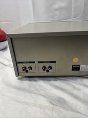 Vintage Sony Cassette Deck Player Recorder Tapecorder TC-K61 Silver Works Great