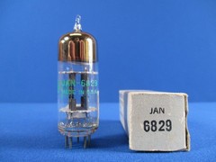 GE JAN 6829 Vacuum Tube Gray Plate Disc Getter TV-7 Tested NOS NIB