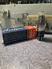 Vintage Type 76 Vacuum Tube Tests Strong U.S.A. WARDS AIRLINE NOS