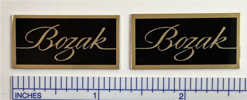 Bozak Speaker Badge Logo Emblem Gold version