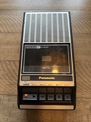 Panasonic RQ-2108 Vintage Portable Cassette Tape Recorder/Player Untested