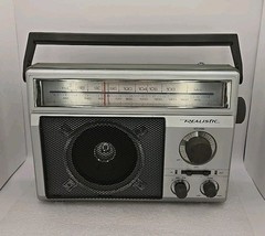 Vintage Radio Shack Realistic 12-625 Portable AM/FM. AC/DC Radio *Needs Antenna