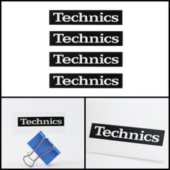 Technics logo badge Sticker Decal waterproof 64mm(2.52&Prime;)X13mm(0.51&Prime;)