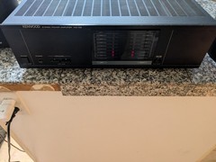 Vintage Kenwood KM-106 Stereo Power Amplifier 125 Watts Per Channel Tested