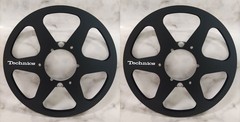One Pair silvery Technics 10.5 » 1/4 » TAPE REEL TO REEL TAPE Recorders RS 1500