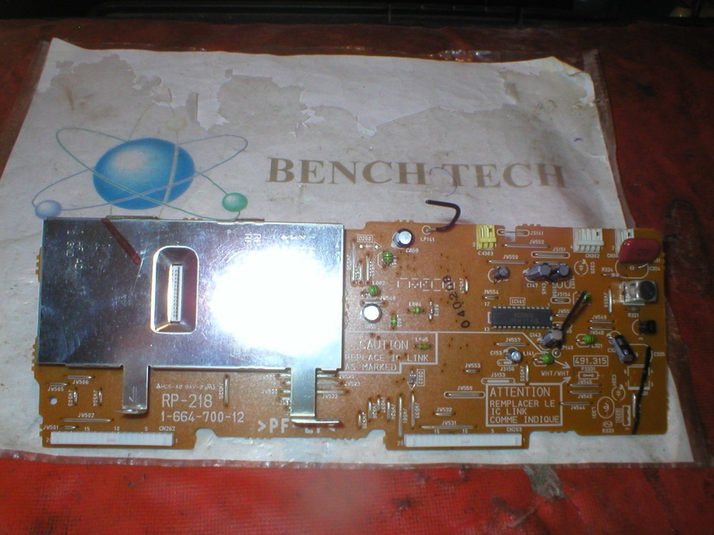 Sony 1-664-700-12 Board For Model SLV-795HF