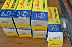 7 Strong NOS 6BD7 Tubes – Hendon Works, Alberton, Australia
