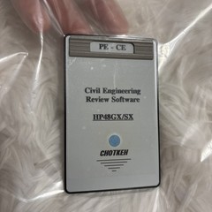 CIVIL Engineering Review Software Card HP 48GX/SX Calculator Chotkeh PE-CE