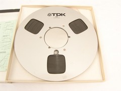 TDK LX 35/180BM Reel to Reel Pro Audio Tape 1/4&Prime;x3600&prime; 10.5&Prime; Metal Reel NAB Hub
