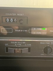 AIWA AD-S10 Vintage 1980s Single Stereo Cassette Deck Tested Works