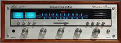 MARANTZ 2238 AM/FM STEREO RECEIVER FACEPLATE PLASTIC LEN (rare)