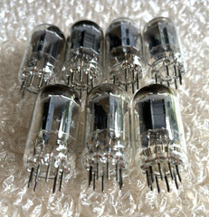 Lot Of 7 RCA JRC- 12AU7/A/ECC82 Vacuum Tubes TV7 Tested STRONG